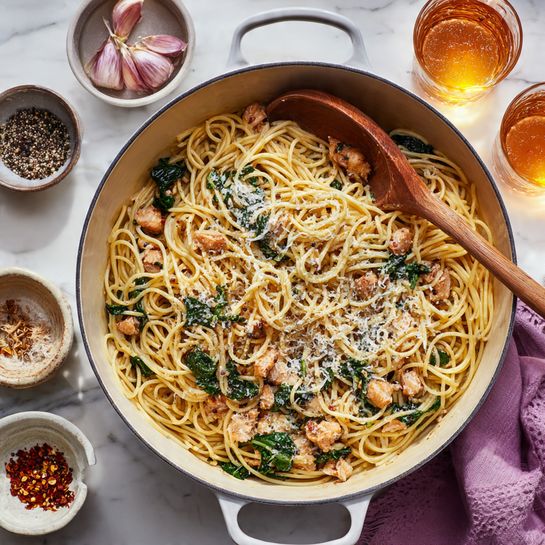 Tender chicken-Pan “Marry Me” Chicken Orzo