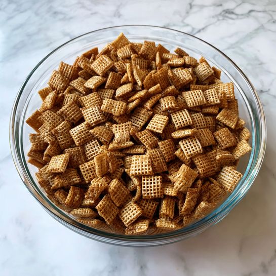 Toffee Chex Mix with Caramel Crunch