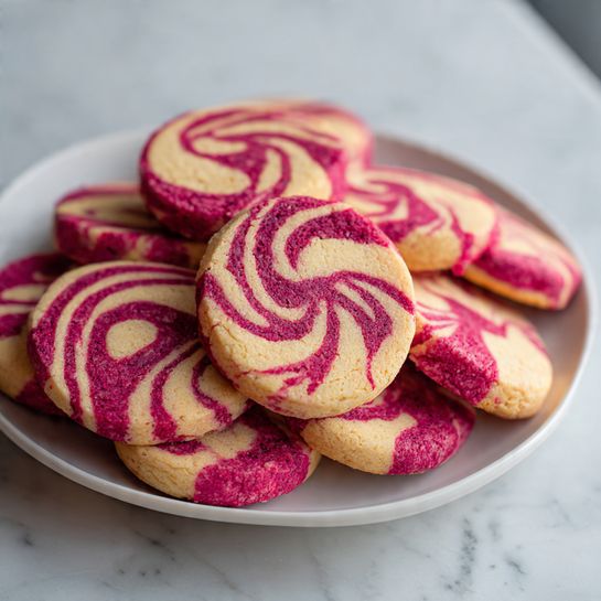 Cranberry Wine Swirl Cookies
