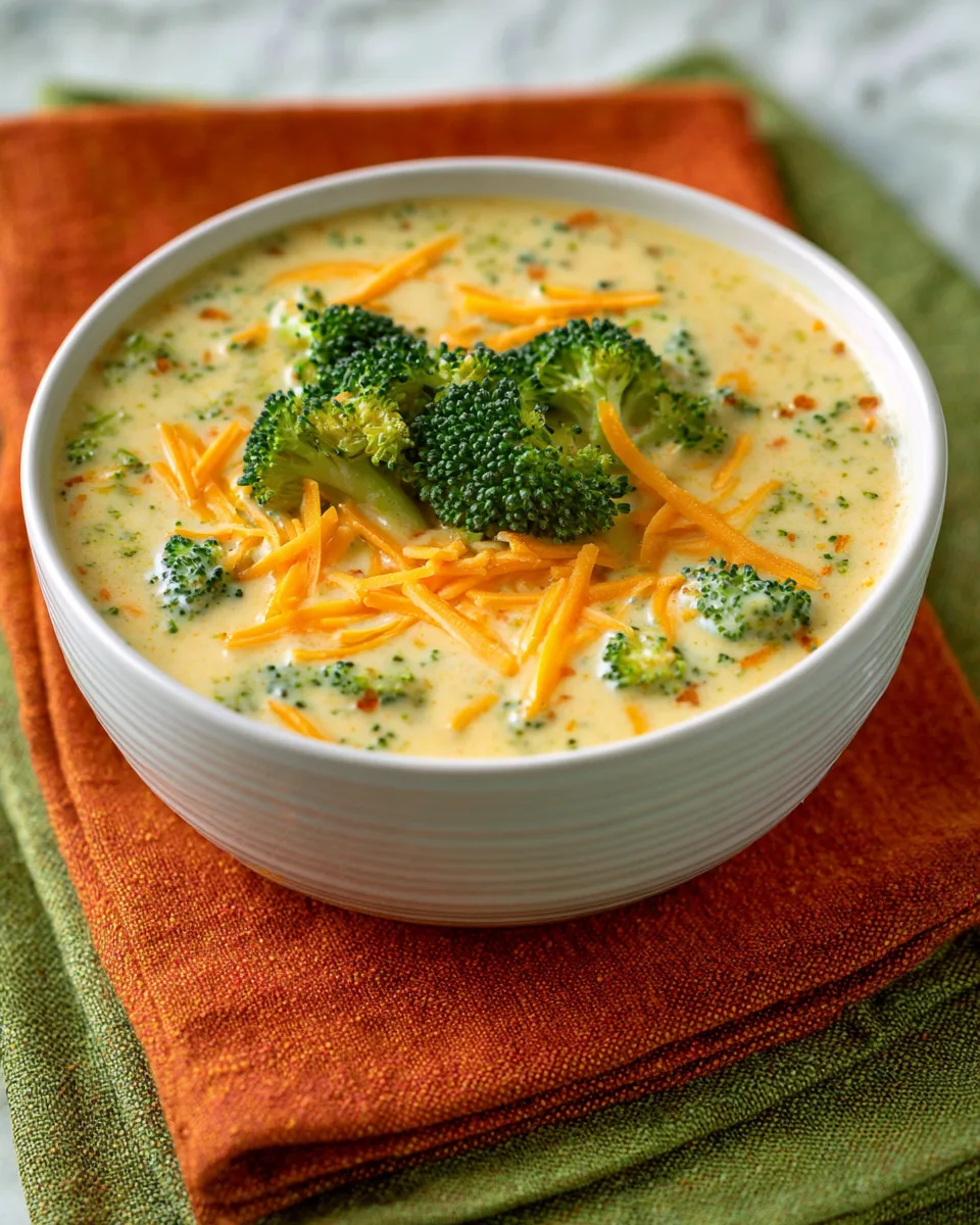 Copycat Panera Broccoli Cheddar Soup (Creamy One-Pot Recipe)