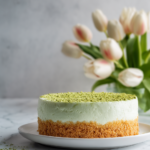 Gorgeous Green Matcha Cheesecake (No Oven Needed)