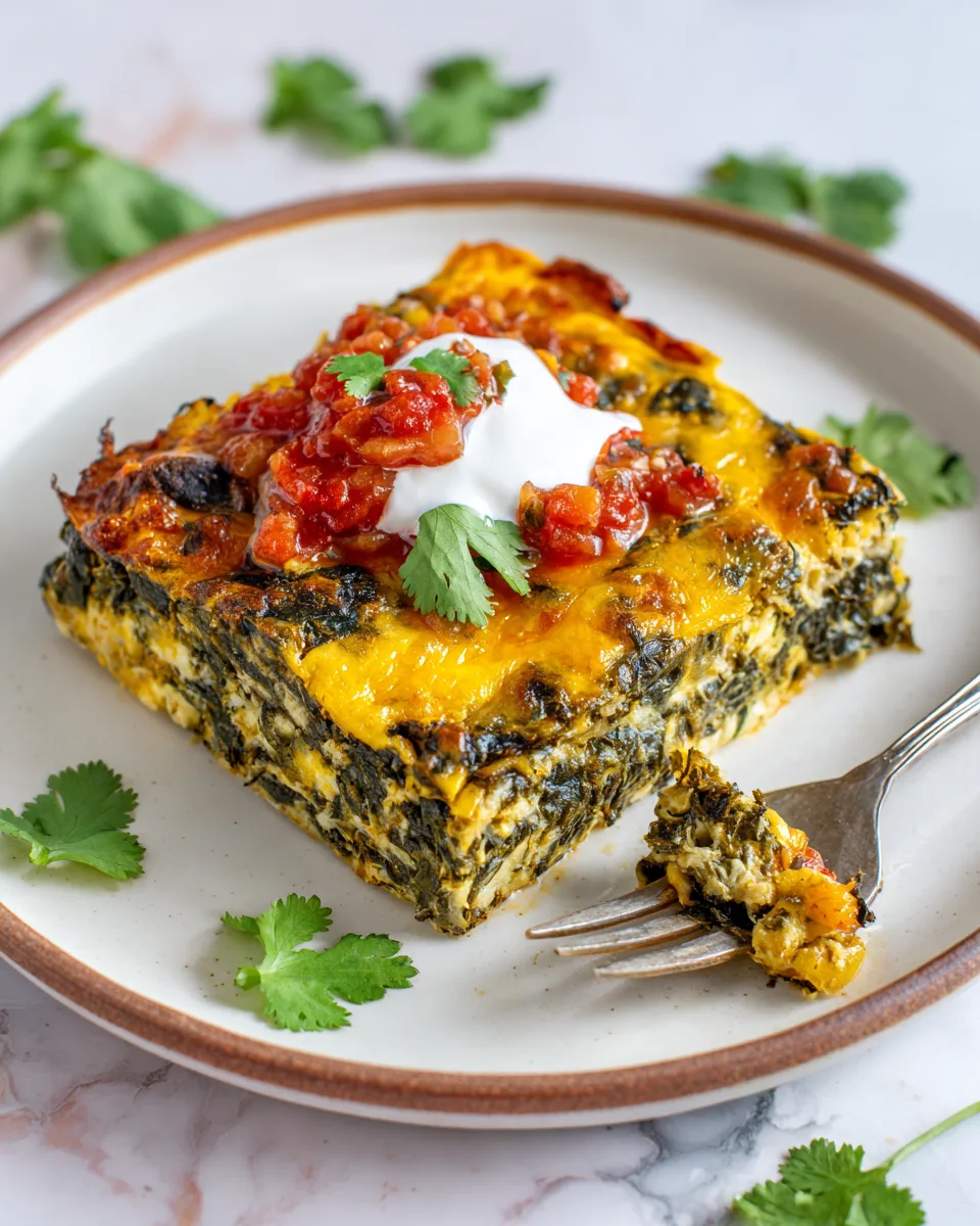 Easy Chile Relleno Casserole (No-Fry Cheesy Pepper Bake)