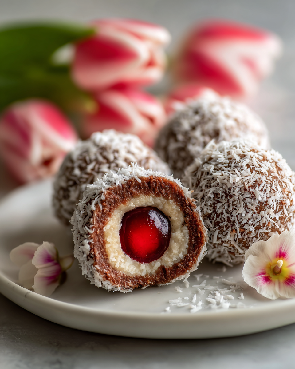 No-Bake Cherry Balls That Disappear Fast - Recipe Image