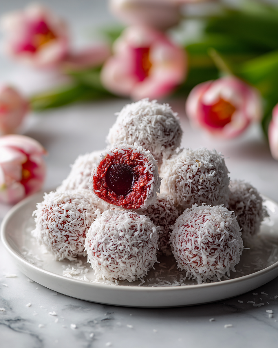 No-Bake Cherry Balls That Disappear Fast - Recipe Image