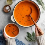 Creamy Roasted Butternut Squash Soup (Cozy Fall Comfort Food)