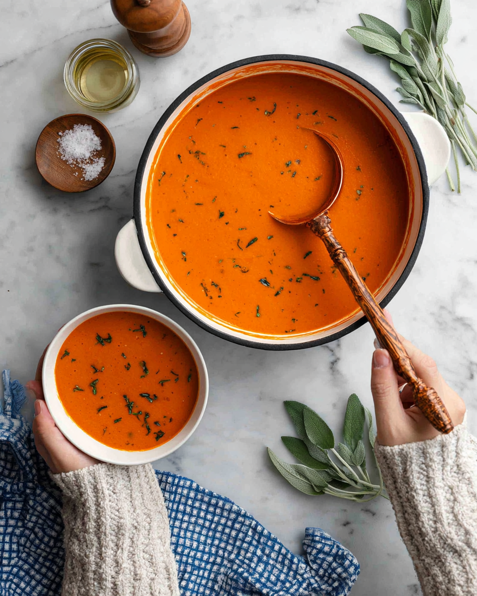 Creamy Roasted Butternut Squash Soup (Cozy Fall Comfort Food)