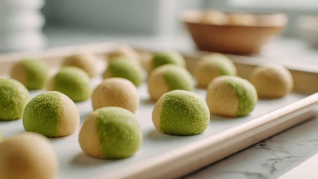 Pistachio-Stuffed Brown Butter Cookies - Recipe Image