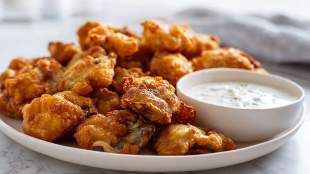Crispy Southern Fried Mushrooms