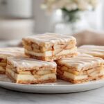 Apple Cinnamon Custard Slab Bars