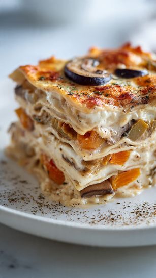 Sweet Potato & Butternut Squash Vegetable Lasagna
