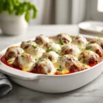 Baked Rotini Meatball Casserole