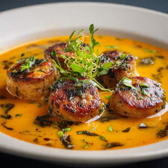 Sweet Potato Sausage Comfort Soup