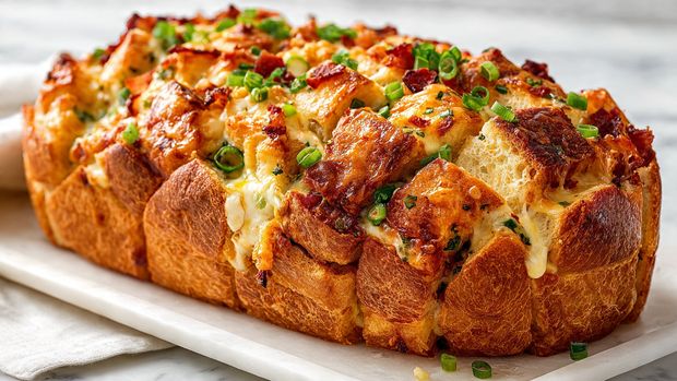 Cheesy Bacon Ranch Pull-Apart Bread