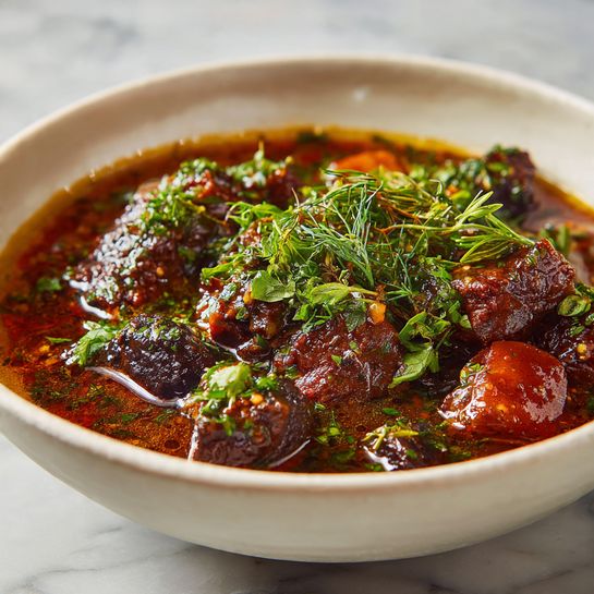 Desi Beef Stew in Rich Onion Gravy 4 Desi Beef Stew in Rich Onion Gravy - Recipe Image