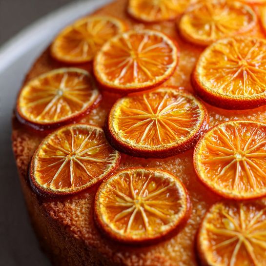 Upside-Down Orange Glow Cake