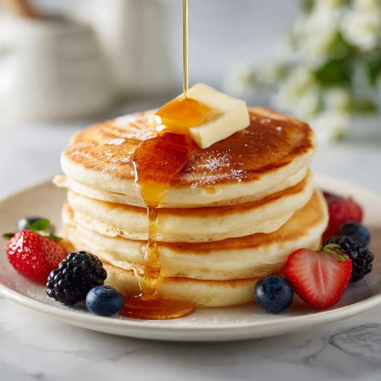 Overnight Sourdough Pancakes