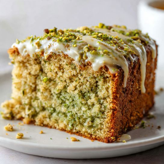 Vegan Pistachio Coffee Cake - Recipe Image
