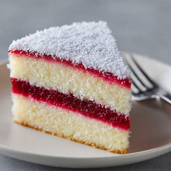 Raspberry Coconut Snow Cake 4 Raspberry Coconut Snow Cake - Recipe Image