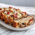 Bacon Mushroom Swiss Meatloaf (Juicy and Cheesy)
