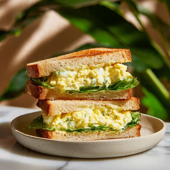 The Creamiest Egg Salad Sandwich Ever