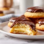 Boston Cream Cookie Bites With a Surprise Center