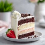 Neapolitan Triple Layer Cake