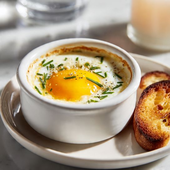Classic Shirred Eggs (Baked Eggs in Ramekin) – Creamy, Easy 20-Minute Breakfast - Recipe Image