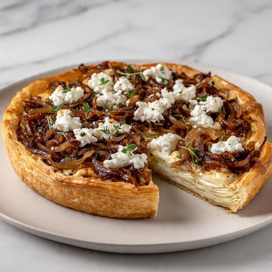 Irresistible Caramelized Onion and Goat Cheese Tarts in 3 Easy Steps