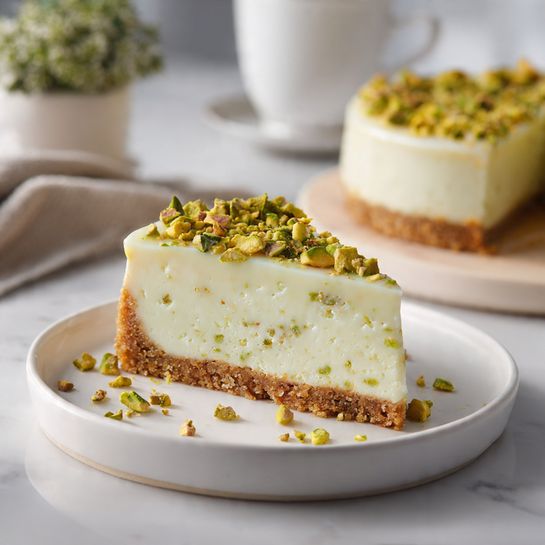 Pistachio Cream Cheesecake - Recipe Image