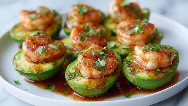 Shrimp Cocktail Avocado Valentine Cups