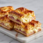Melty Ham & Cheese Pastry Squares