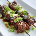 Sticky Chinese Beef Skewers