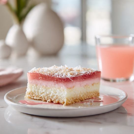 Authentic Hawaiian Guava Cake – Strawberry Cake Mix + Guava Glaze + Cream Cheese Layer 4 Authentic Hawaiian Guava Cake – Strawberry Cake Mix + Guava Glaze + Cream Cheese Layer - Recipe Image