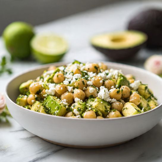 Chickpea, Avocado, & Feta Salad