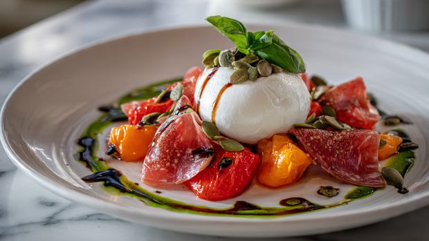 Date Night Burrata with Figs & Bresaola - Recipe Image