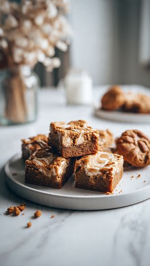 Gooey Biscoff Blondies Bliss - Recipe Image