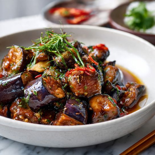 Cantonese Eggplant with Salted Fish & Pork