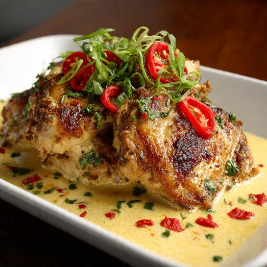 Spicy Coconut Chicken Sizzle - Recipe Image