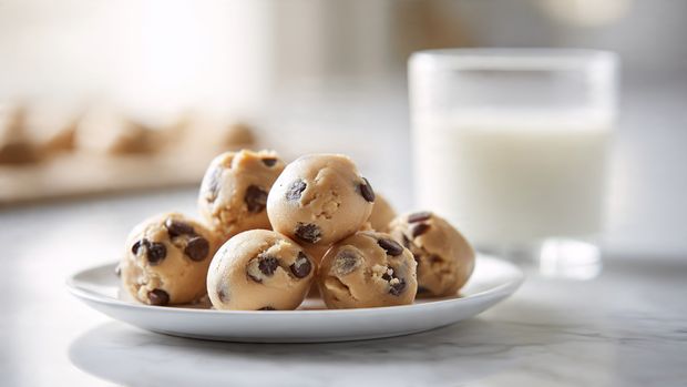 No Bake Protein Cookie Dough Snack
