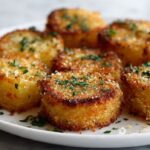 Crispy Parmesan Potato Party Bites