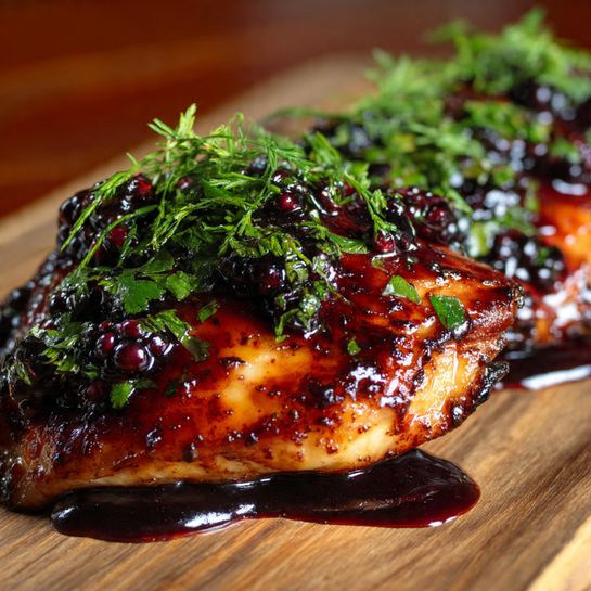 Blackberry Glazed Chicken Magic - Recipe Image