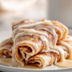Cinnamon Roll Protein Crepes for Brunch