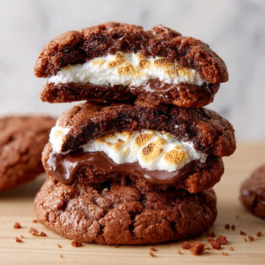 Gluten-Free Stuffed Cocoa Cookies - Recipe Image
