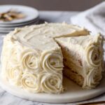 Mini Vanilla Cake for Two with Vanilla Buttercream Roses Recipe