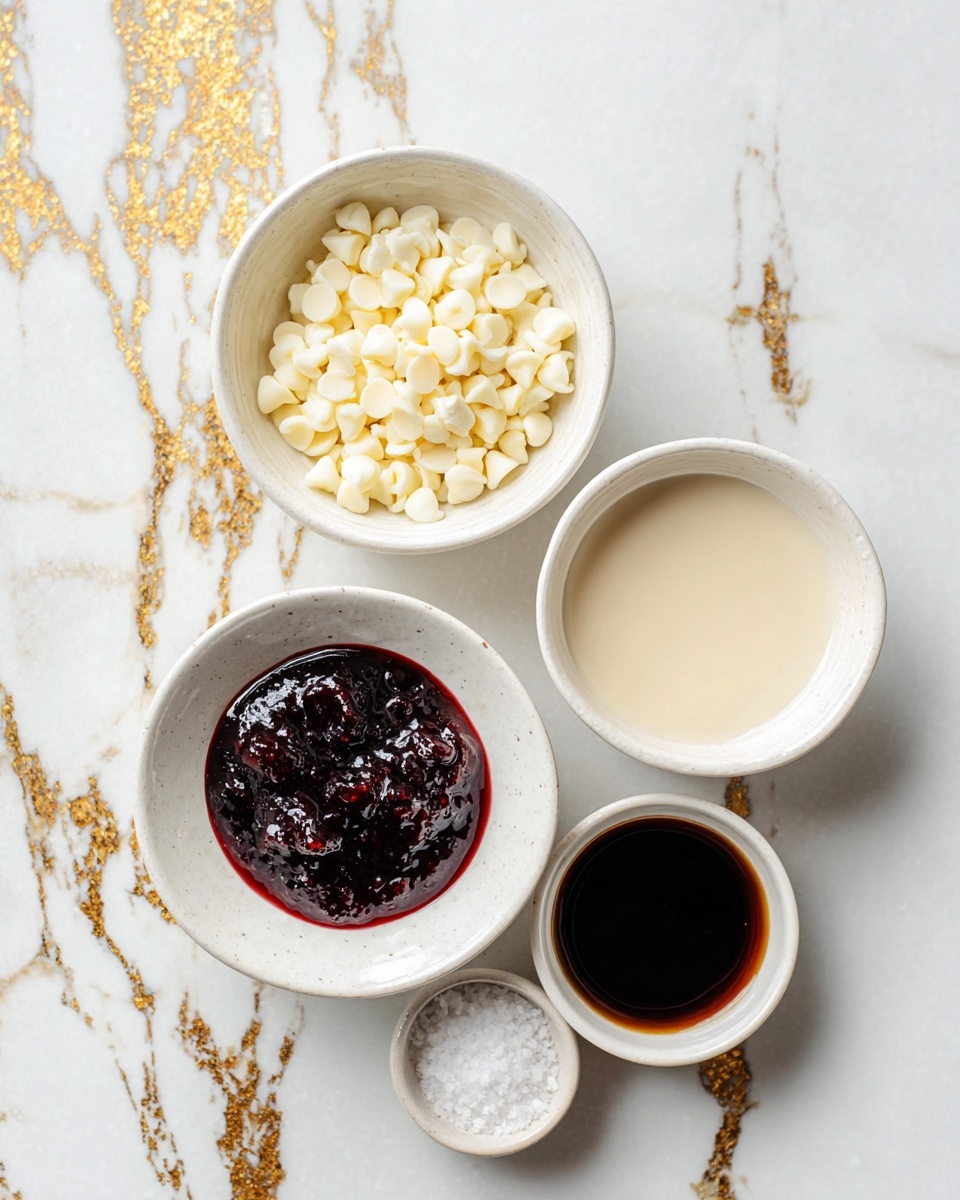 The image shows several square-shaped cheesecake bars stacked nicely on a white plate. Each bar has two main layers: a thick, creamy pale yellow cheesecake layer at the bottom and a smooth white cream layer on top. Swirled into the top layer are dark red strawberry sauce patterns, creating a beautiful contrast with the white cream. The surface underneath the plate is a white marbled texture with some gold veins visible. photo taken with an iphone --ar 4:5 --v 7