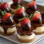 Chocolate Dipped Strawberry Cheesecake Recipe