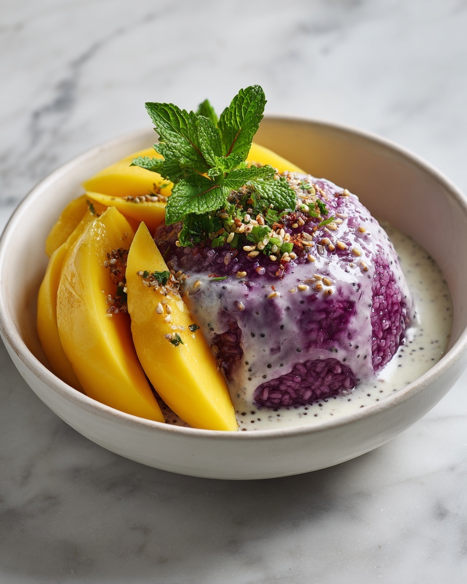 Mango Ube Sticky Rice: A Tropical Twist on a Classic Treat Recipe