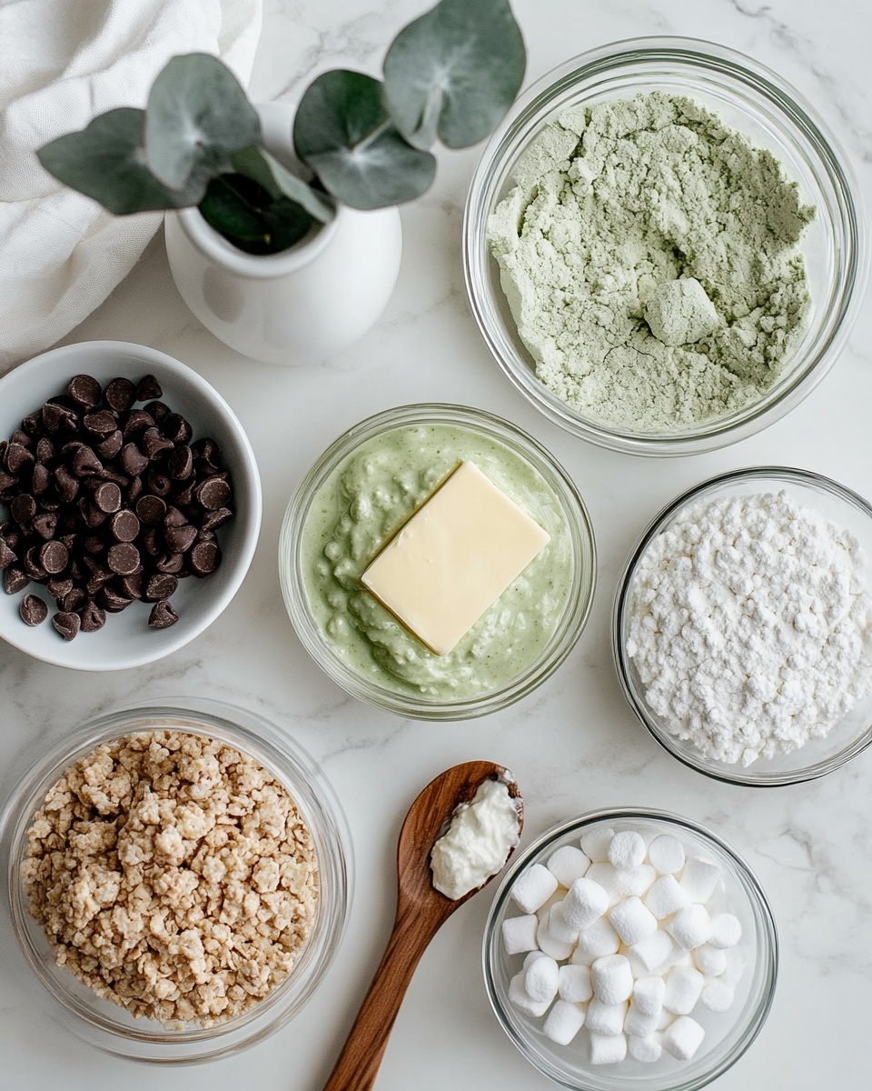 Pistachio Rice Krispie Treats with Dark Chocolate Recipe 4