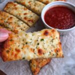 KETO Cheesy Garlic "Breadsticks" (4 Ingredients) Recipe