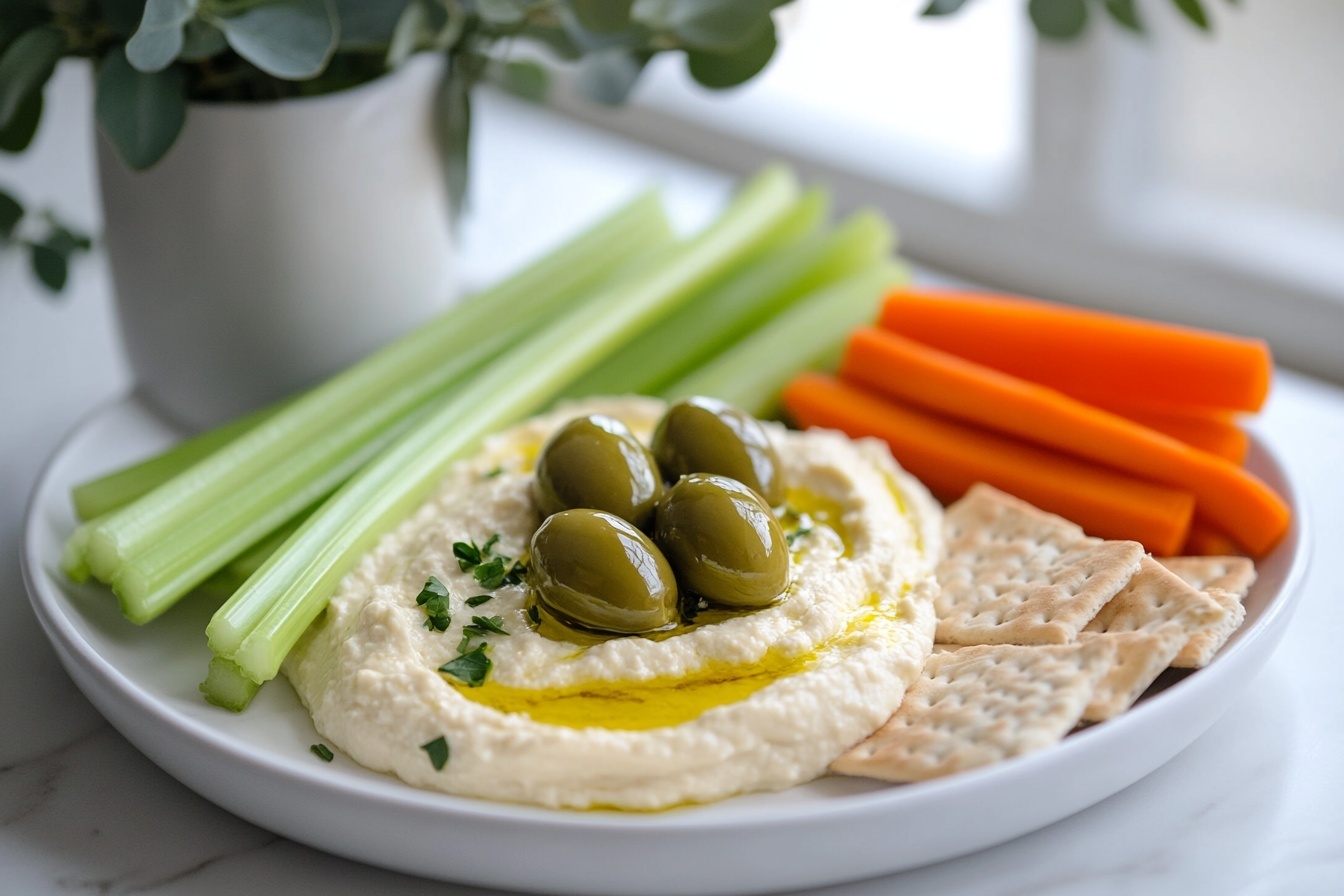 Quick & Easy 2-Minute Green Olive Dip Recipe